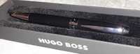 Nowy oryginalny długopis Hugo Boss czarny piano/chrom.