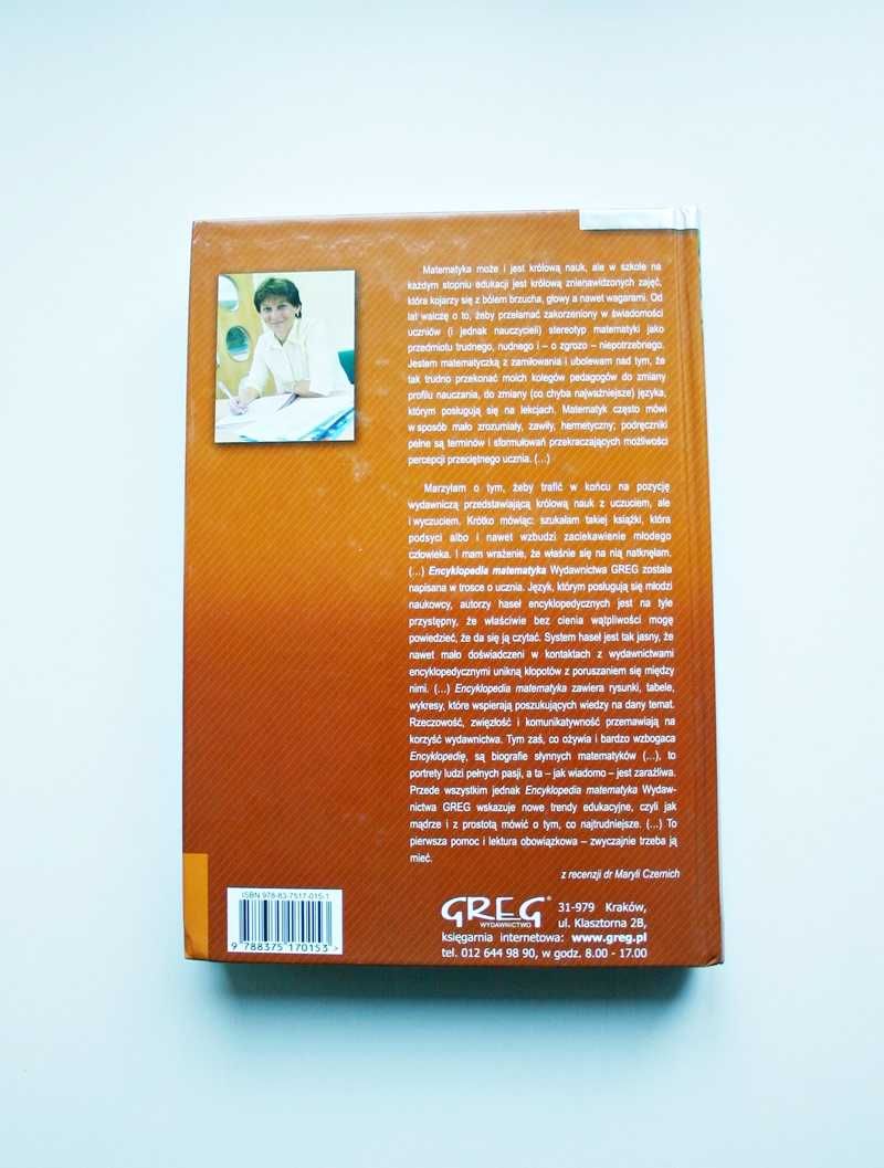 "Encyklopedia szkolna - matematyka" wyd. "Greg" 2006 książka nowa