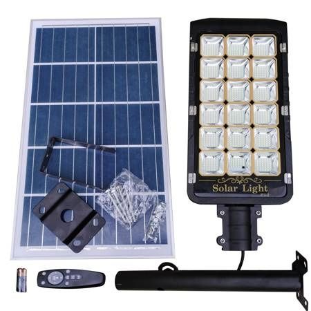 Lampa solarna najmocniejsza 1200w z dodatkowym czujnikiem ruchu