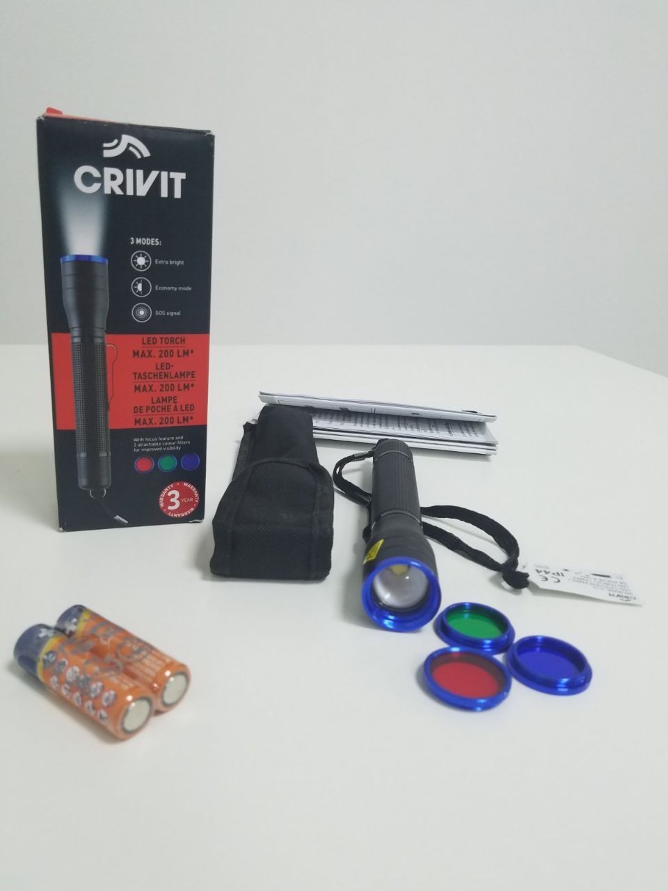 Світлодіодний ліхтарик crivit.