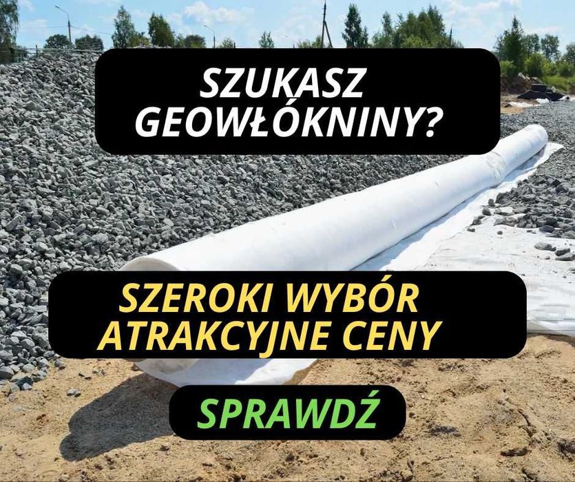 Agrowłóknina włóknina mata drogowa drenażowa seperacyjna 100 do 1000g