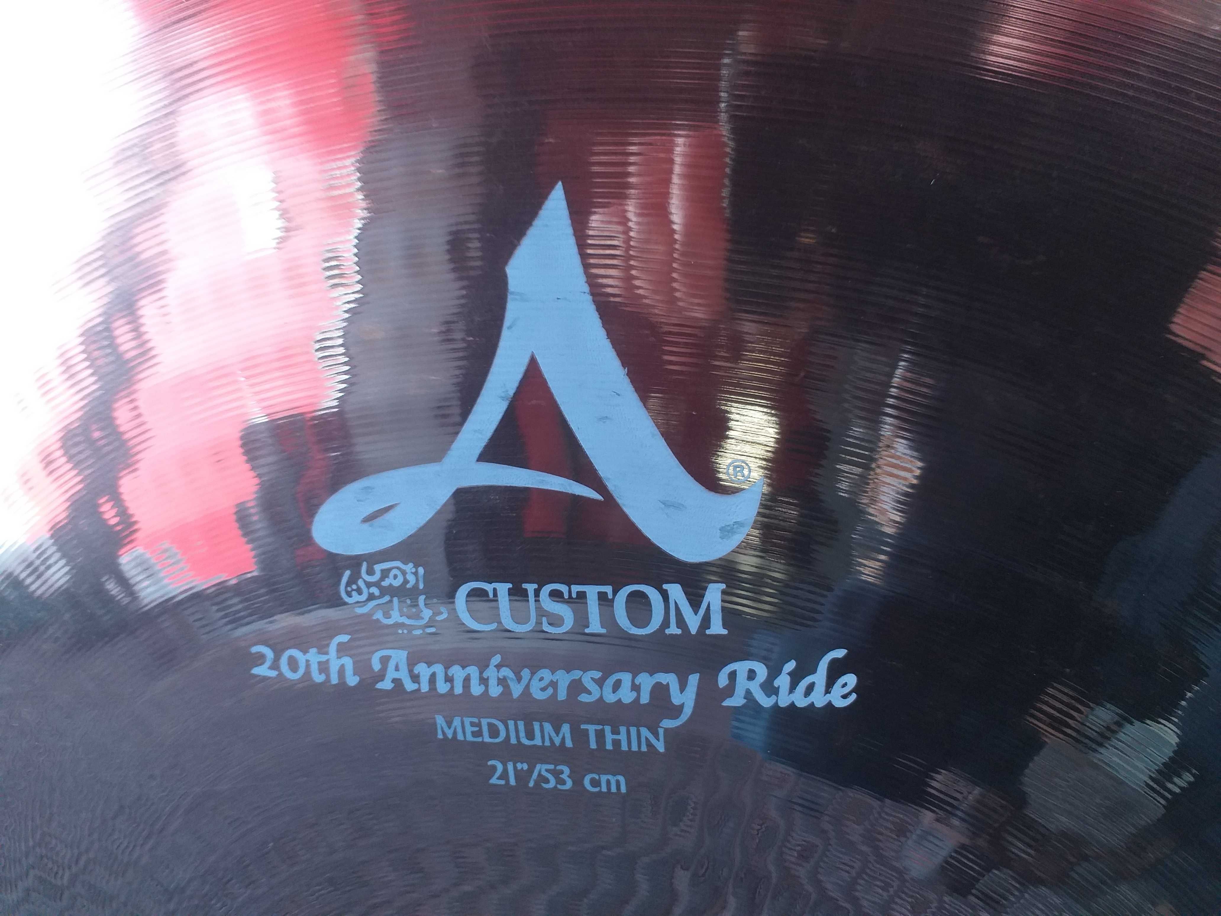 Talerz Zildjian A Custom Ride 20th Anniversary 21"