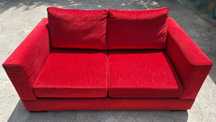 Sofa vermelho 2 lugares