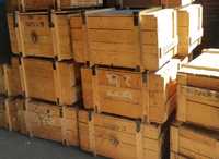 Skrzynia wojskowa drewniana, kufer, 76x62x42 LOFT-Style