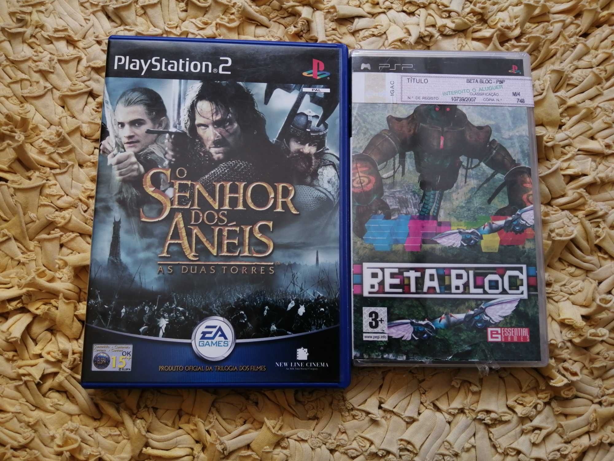 Lote de jogos (XBOX 360/PS2/PSP) - também vendidos separadamente