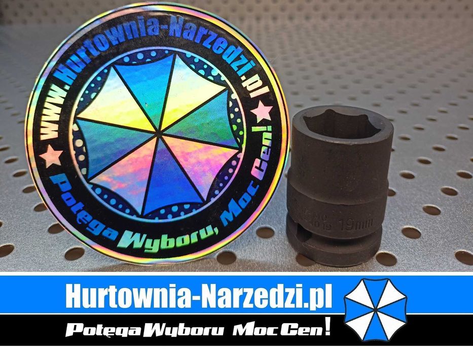 Nasadka Udarowa 1/2" 19mm klucz 19mm nasadka 19mm Honiton