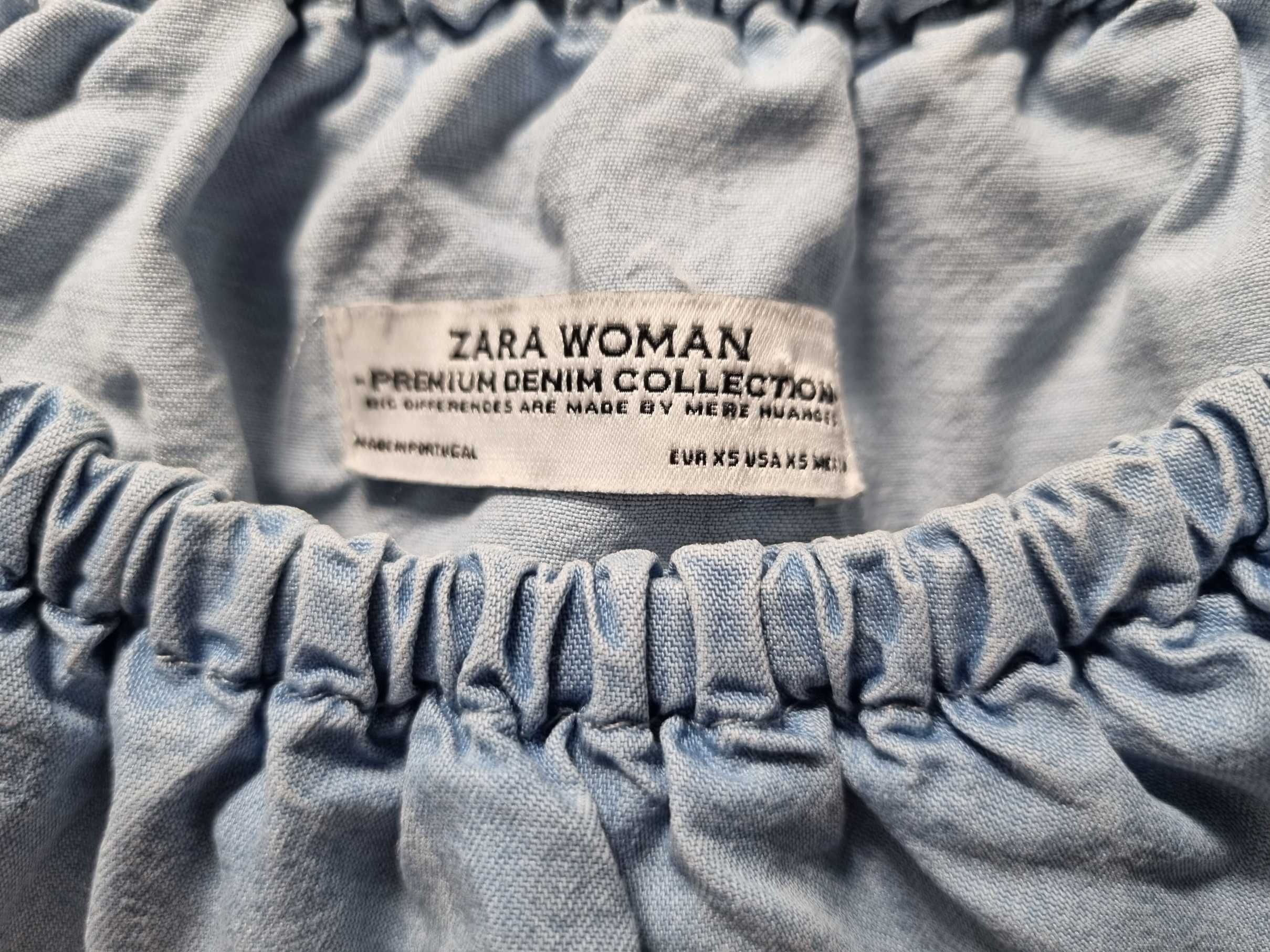 ZARA Denim premium rozm.XS sukienka jeansowa