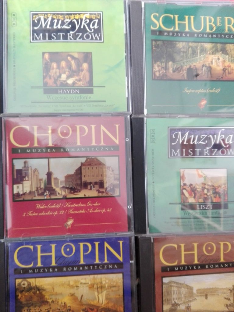 Muzyka Mistrzów Schubert, Mendelson, Mozart, Chopin, Liszt, Haydn