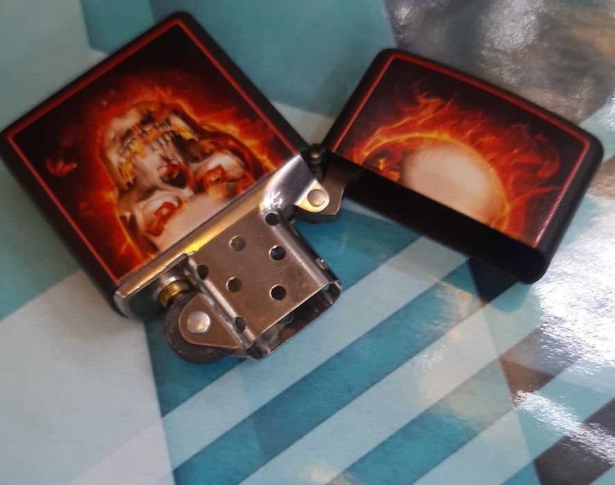 Зажигалка zippo с принтом,  запальничка zippo