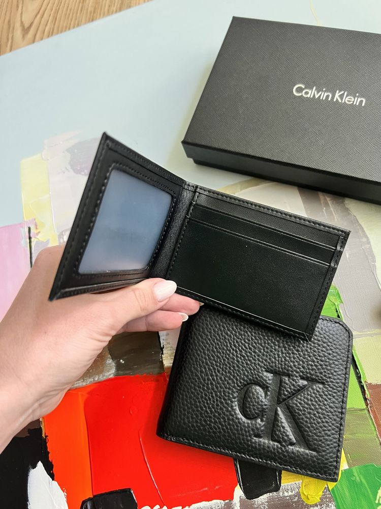 Набір чоловічий гаманець + візитниця Calvin Klein ОРИГІНАЛ, новий