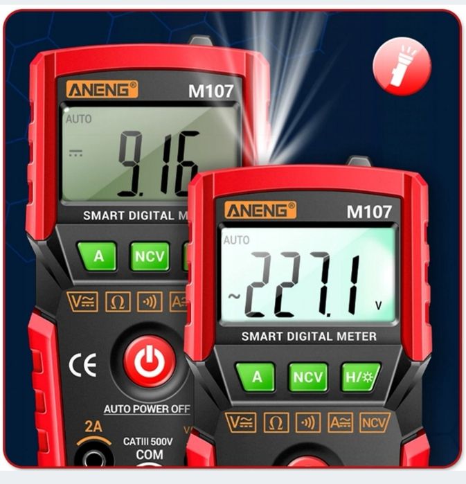 Multimetr cyfrowy Aneng M107