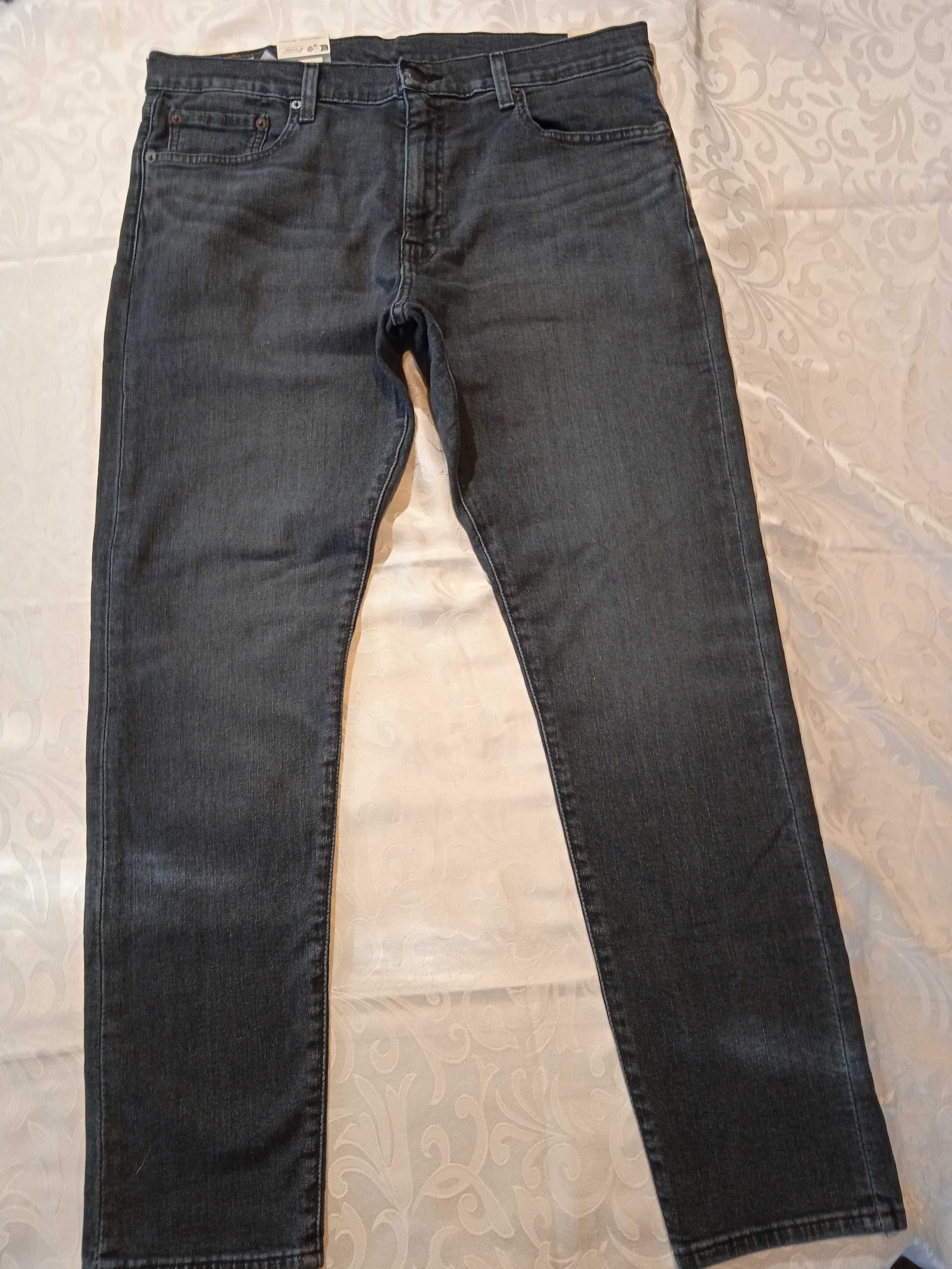 Levis 512 Slim Taper Premium Nowe granatowe spodnie jeansy W36 L32