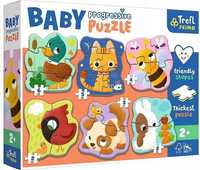 Puzzle Baby Progressive - Zwierzęta Trefl, Trefl