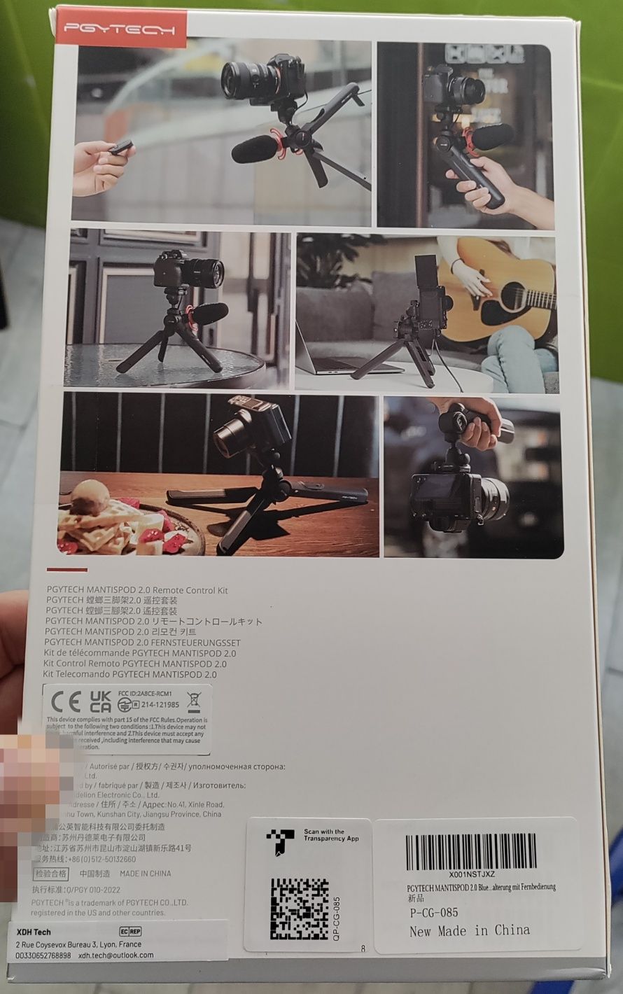 Pgytech Mantispod 2.0 com remote shutter Novo Selado