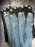 !РОЗПРОДАЖ Zara Flared Zipper Black Grey Blue Rick Owens Baggy Jeans