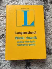 Wielki słownik polsko-niemiecki niemiecko-polski Langenscheidt