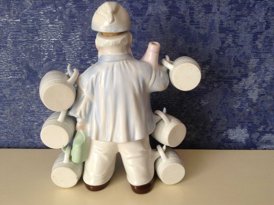 Фарфоровая статуэтка штоф Гном Германия от Wagner & Apel