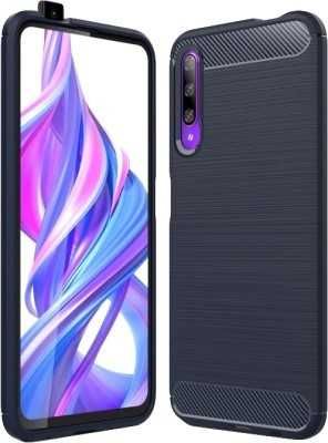 Противоударный чехол бампер Huawei PSmart Z PSmart Pro Honor 9X карбон