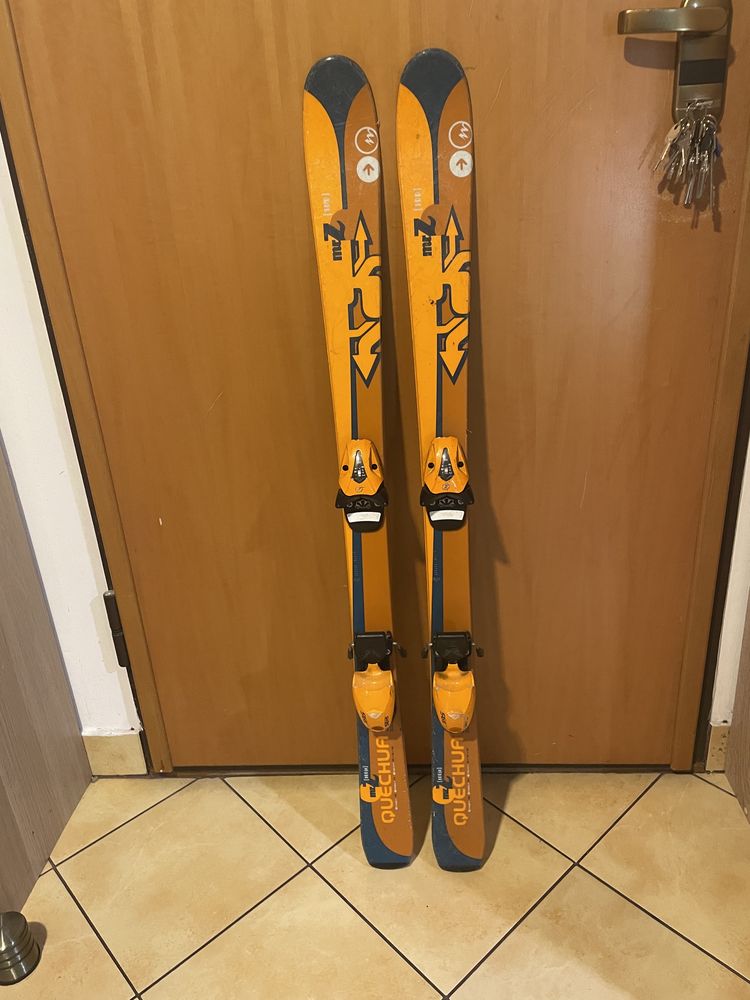 Narty dzieciece Quechua  118 cm + wiązania Diagonel Sl45