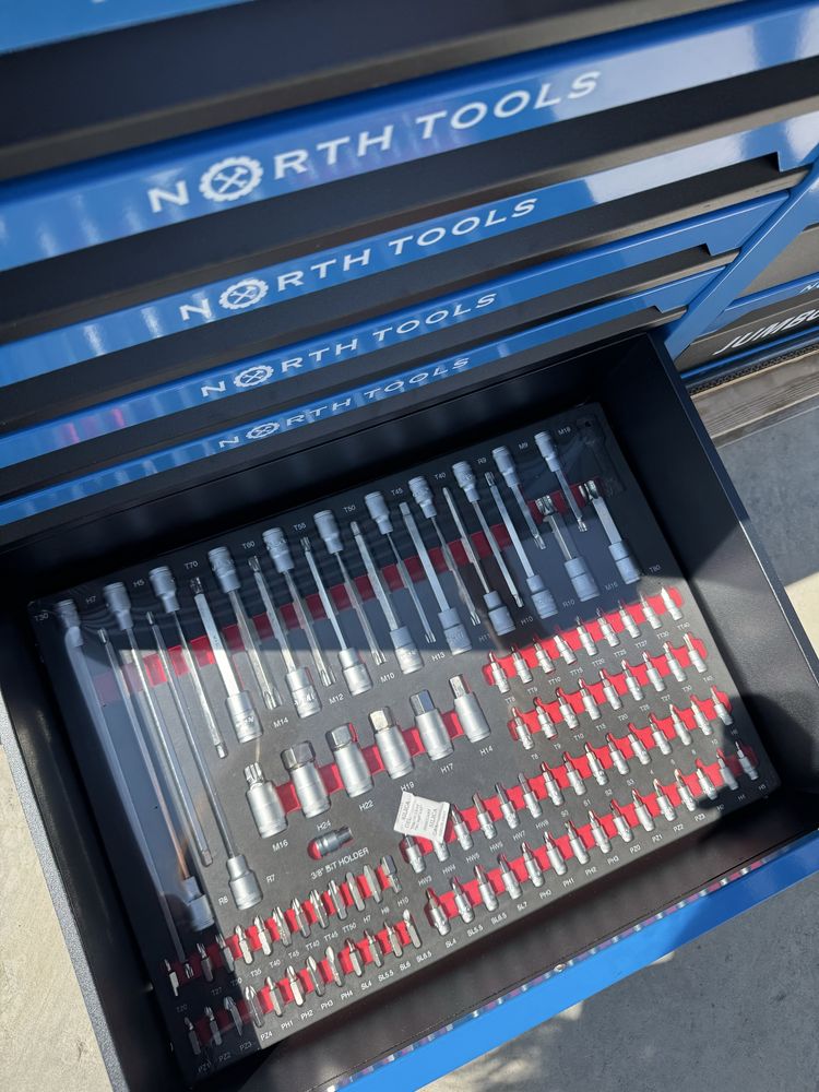 Wózek narzędziowy north tools 12 szuflad 359 części