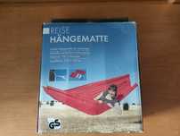 Cama de rede em vermelho