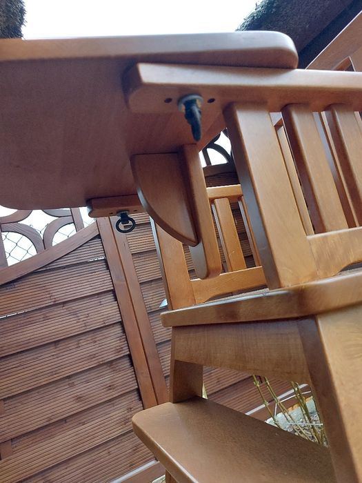 Fotel/krzesło do karmienia DREWNIANE