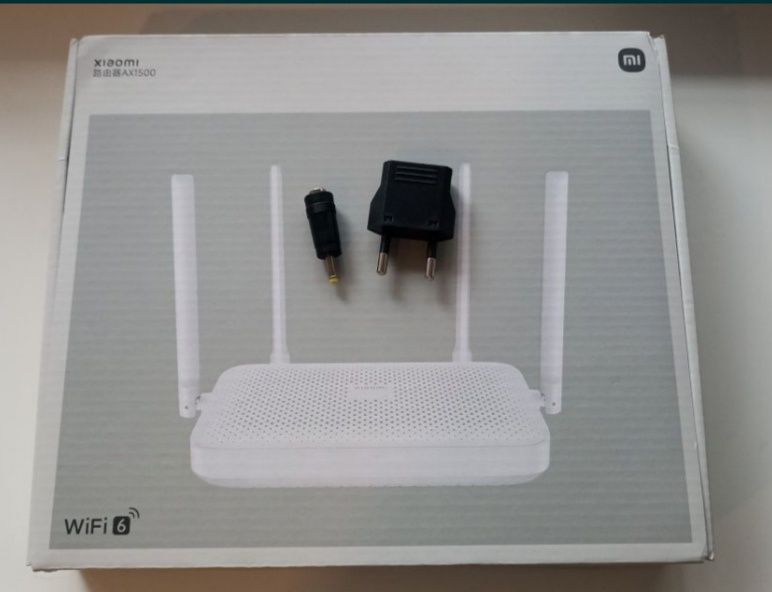 Роутер. Xiaomi Router AX1500 WiFi 6/ 1 Гбіт/с/ MESH