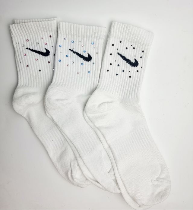 Skarpetki z cyrkoniami rozmiar 36-39 Cena za 1 parę