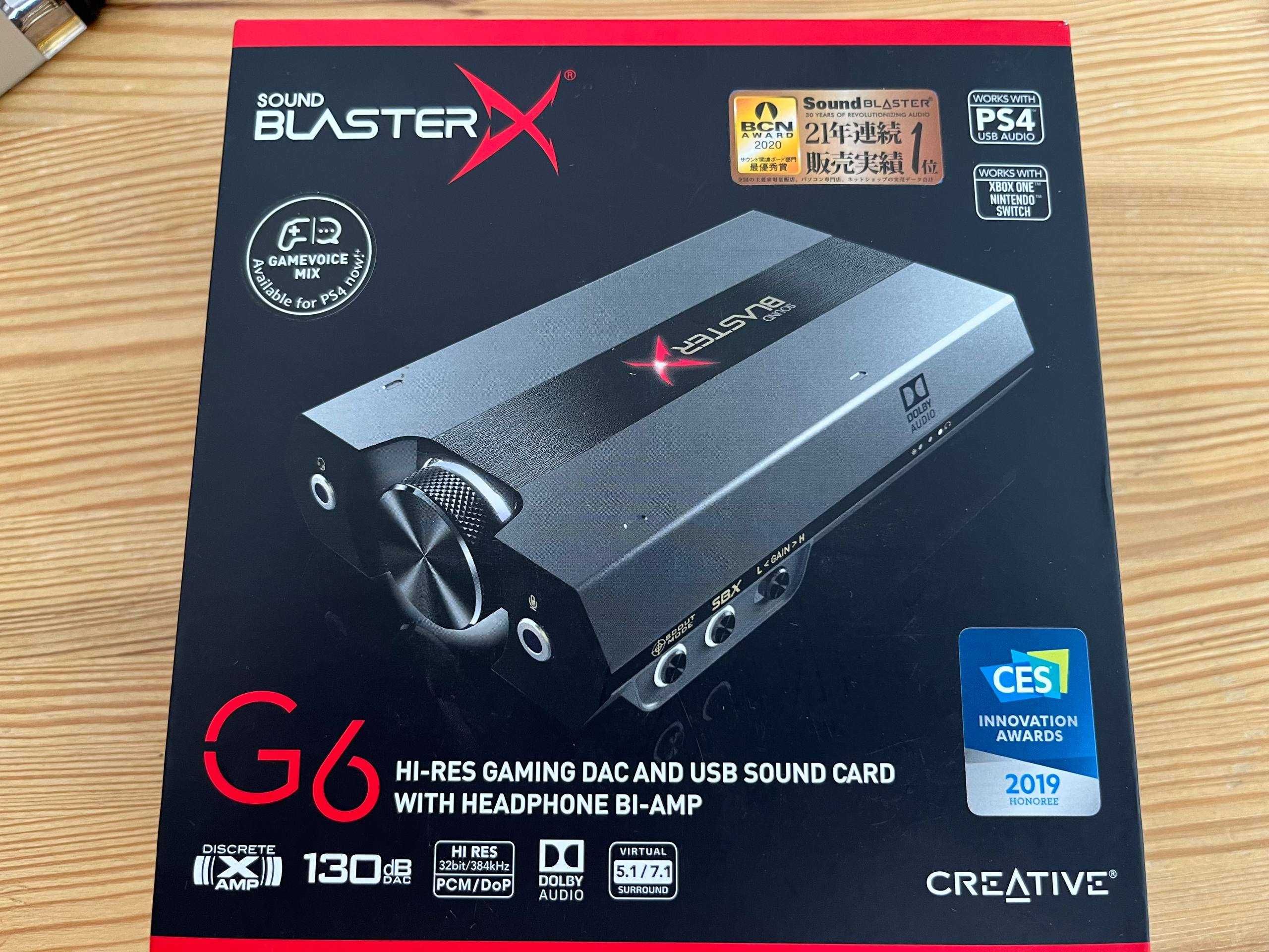 Звукова карта Sound BlasterX G6