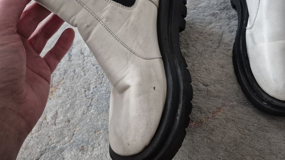 Botki sztyblety beżowe r. 36