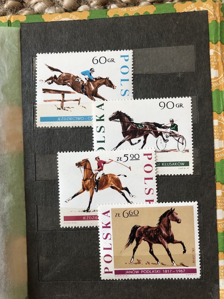 Znaczki pocztowe konie