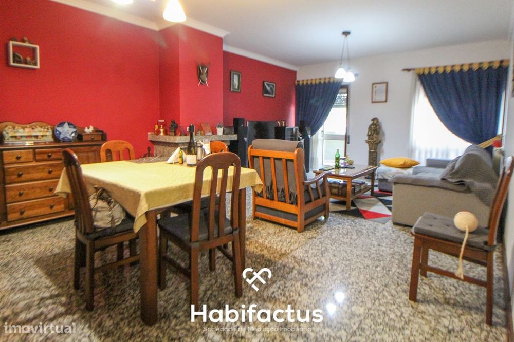 Apartamento T3 com excelentes áreas a 5 m centro de Viseu