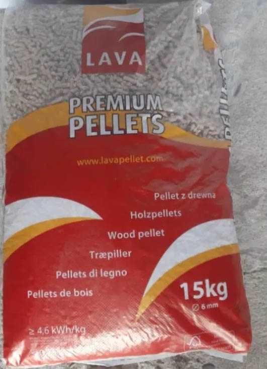 Pelet Premium LAVA 65 worków x 15 kg = paleta 975 kg