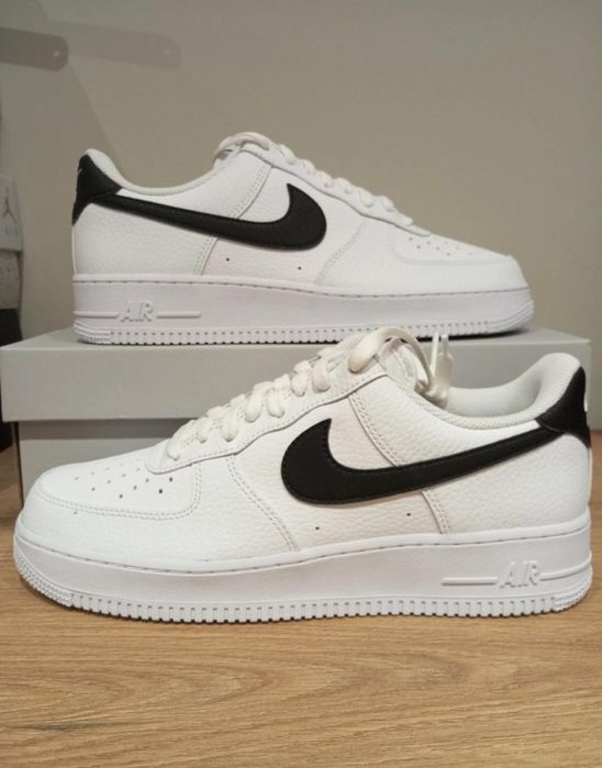 Obuwie Nike air force 1  czarne damskie buty nike do chodzenia