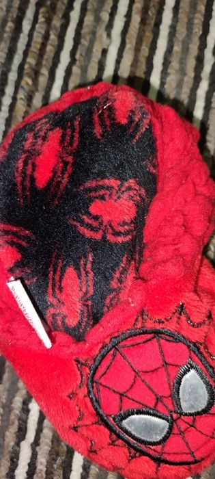 Тапочки дитячі стелька 16,5 см тапки капці плюшеві Spiderman