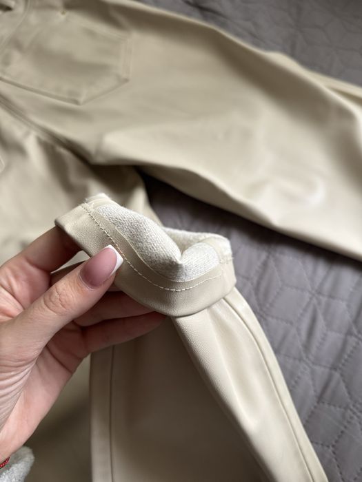 Шкіряні брюки Zara