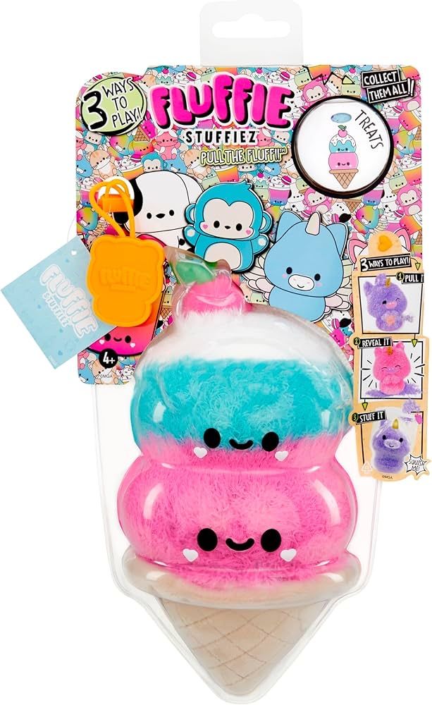 Fluffie stuffiez, large plush, антисиресс, панда, единорог, fluffie