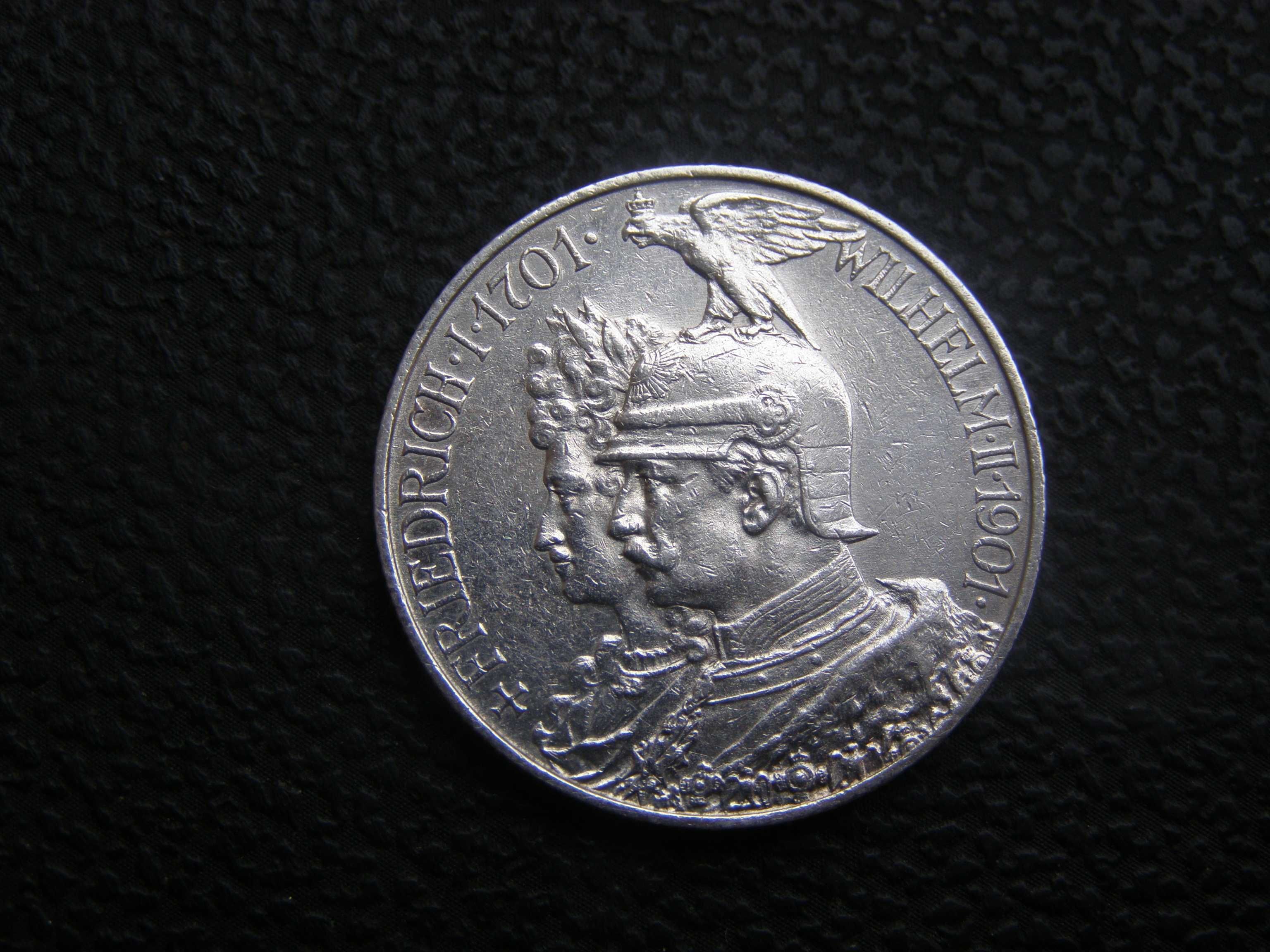 2 марки 1901г. 200 лет королевству Пруссия.