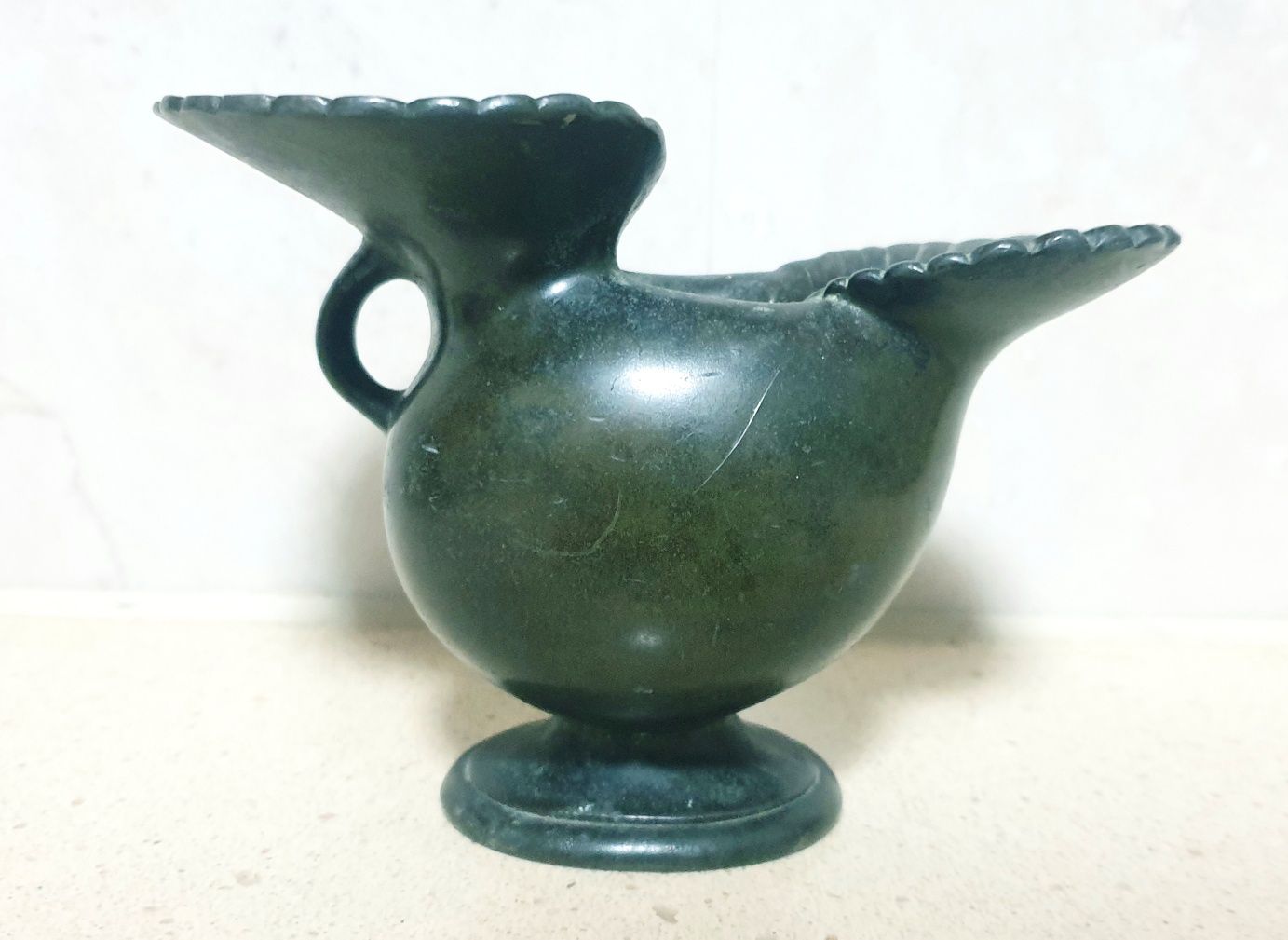 Antigo Arte Deco Disco Metal jarra Just Anderson Dinamarca