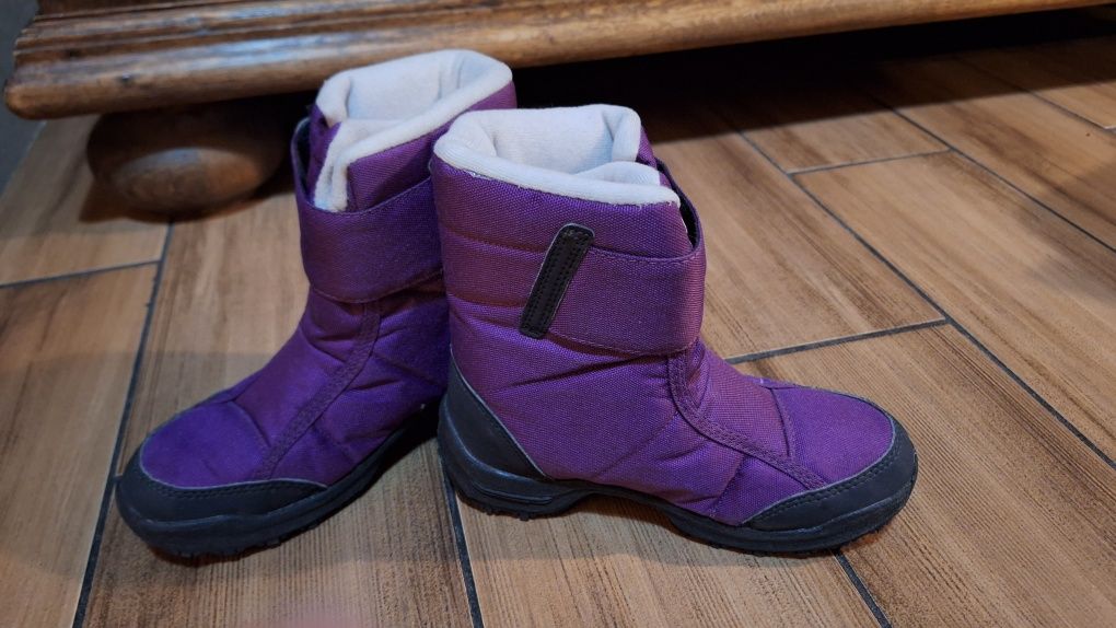 Buty zimowe śniegowce dziewczęce Quechua 32