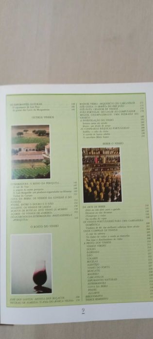 O Livro dos Vinhos Editorial Fragmentos, Lisboa, 1989
