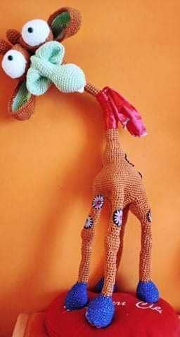 Super żyrafa zabawka handmade