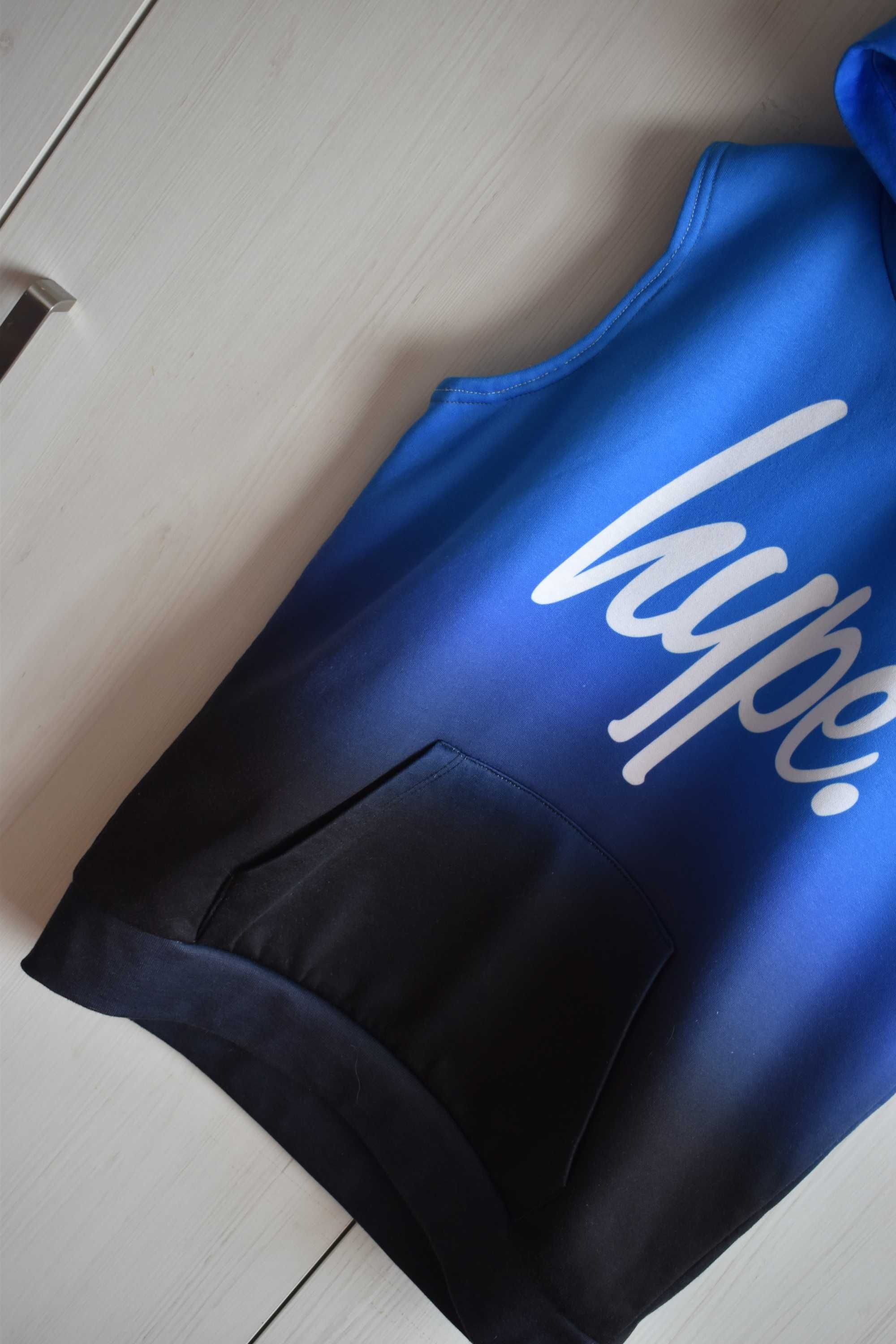 Bluza 158 z kapturem Hype bez rękawów kamizelka bezrękawnik kaptur