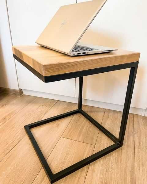 Stolik pomocniczy pod laptopa loft/industrial handmade
