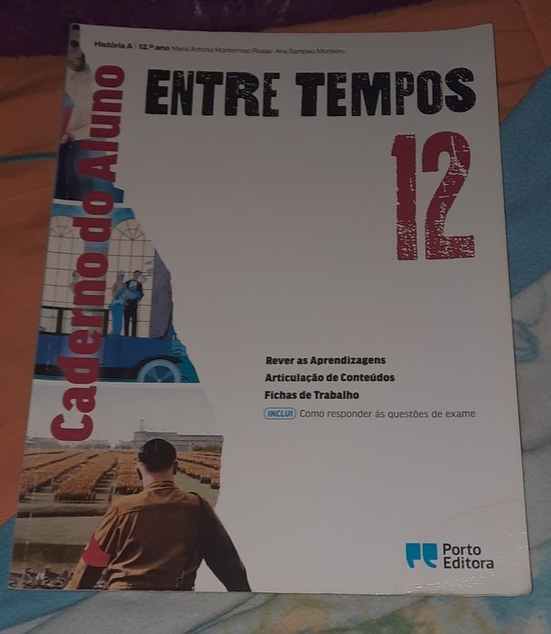 Livros de fichas/cadernos de atividades de História A - 10,11 e 12°ano