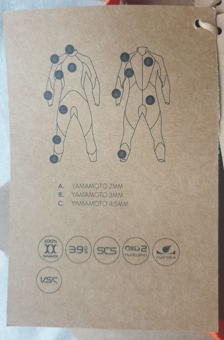 Novo com etiquetas na caixa - Orca S7 Men Full Sleeve Swimming Wetsuit