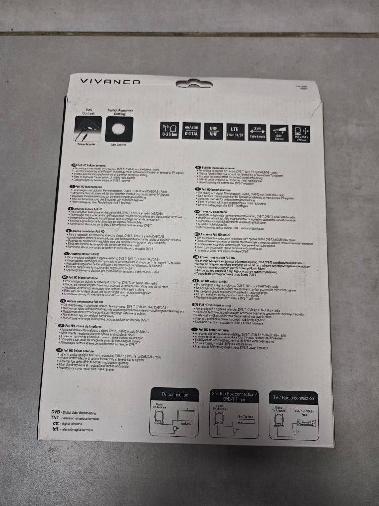 Antena wewnętrzna Vivanco TVA 3050