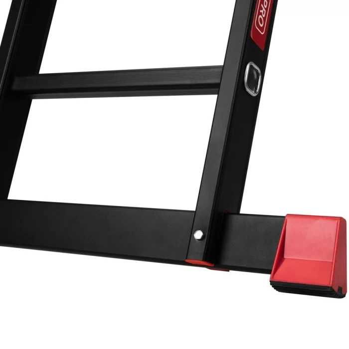 Драбина алюмінієва КВІТКА PRO Heavy Duty 4х3 (Лестница-трансформер)