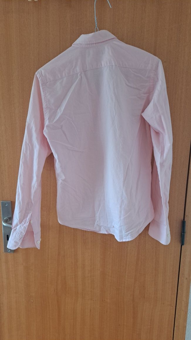 Camisa rosa • Quebramar básica • S