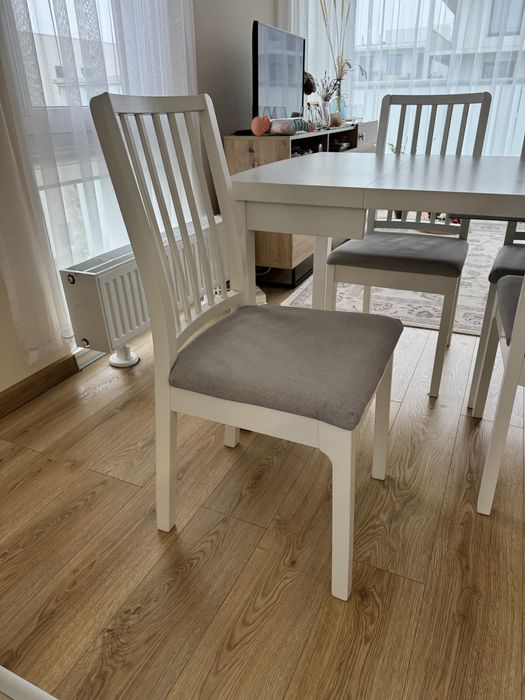 Stół Paged Paola + 4 krzesla Ikea Ekedalen